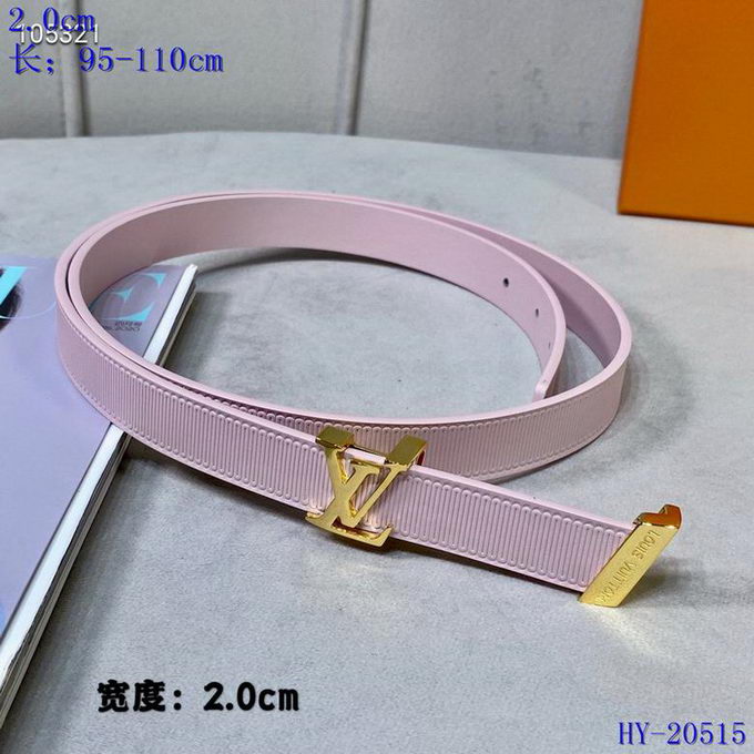 Louis Vuitton 20mm Belt ID:20220807-179